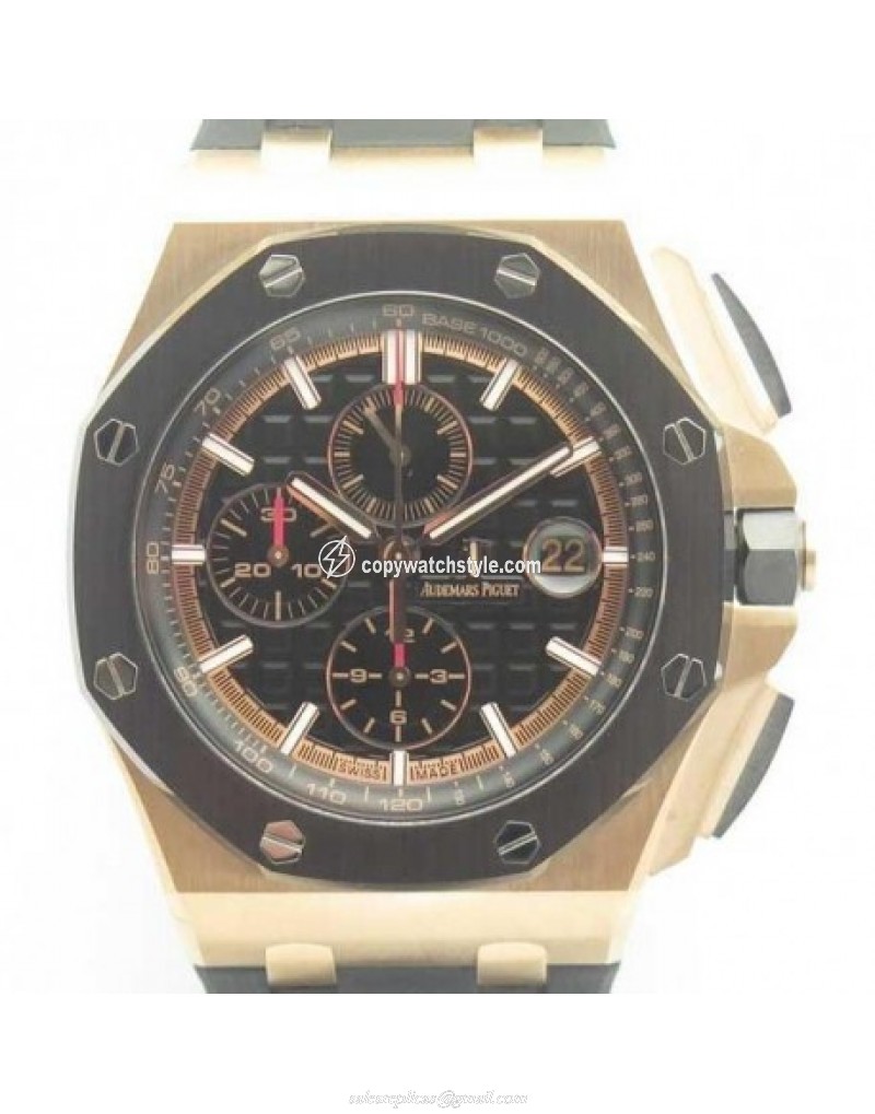 Audemars Piguet Royal Oak Offshore 2640R0.00.A002CA.02 JF V2 Rose Gold Black Audemars Piguet Royal Oak Offshore 2640R0.00.A002CA.02 JF V2 Rose Gold Black