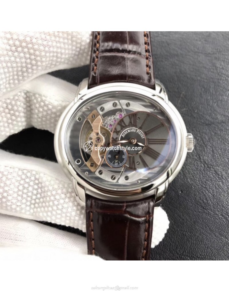 Audemars Piguet Royal Millenary 4101 15350ST.OO.D002CR.01 V9 Stainless Steel Skeleton Audemars Piguet Royal Millenary 4101 15350ST.OO.D002CR.01 V9 Stainless Steel Skeleton