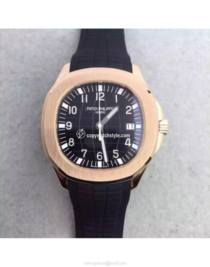 Patek Philippe Aquanaut Jumbo 5167R-001 MK Rose Gold Black 