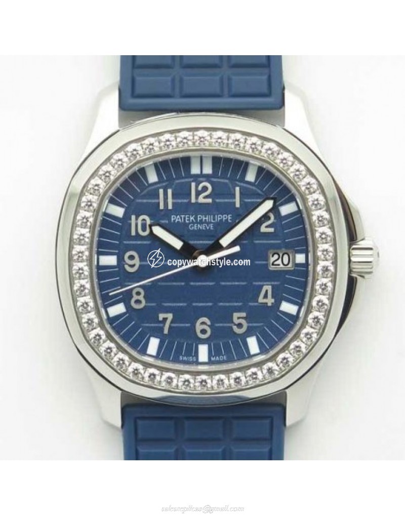 Patek Philippe Aquanaut Luce Ladies 5067A-025 JJ Stainless Steel & Diamonds Blue Patek Philippe Aquanaut Luce Ladies 5067A-025 JJ Stainless Steel & Diamonds Blue