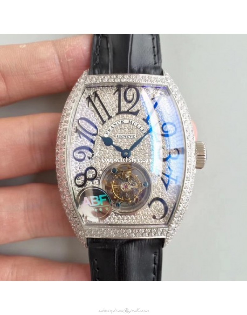 Franck Muller Cintree Curvex Imperial Tourbillon 8880 T ABF Stainless Steel & Diamonds Diamond 