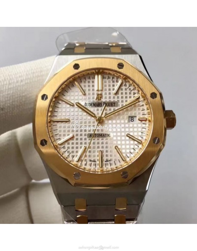 Audemars Piguet Royal Oak 15400 JF Stainless Steel & Yellow Gold Silver Audemars Piguet Royal Oak 15400 JF Stainless Steel & Yellow Gold Silver