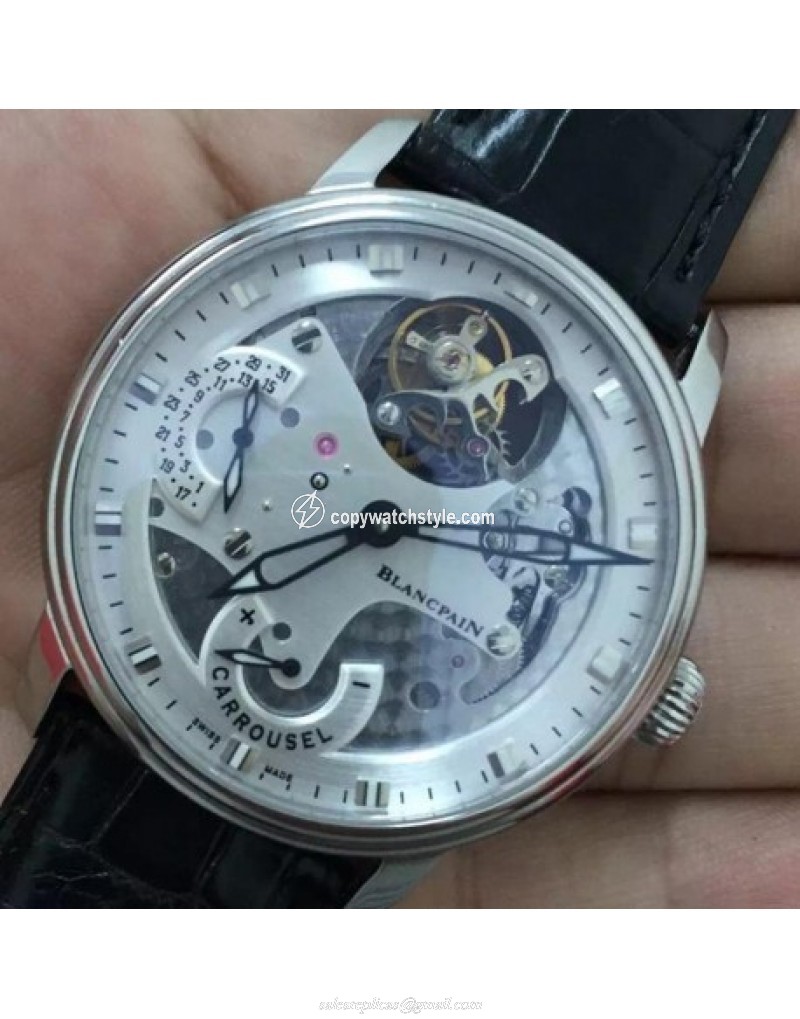 Blancpain Carrousel Tourbillon Stainless Steel White Blancpain Carrousel Tourbillon Stainless Steel White