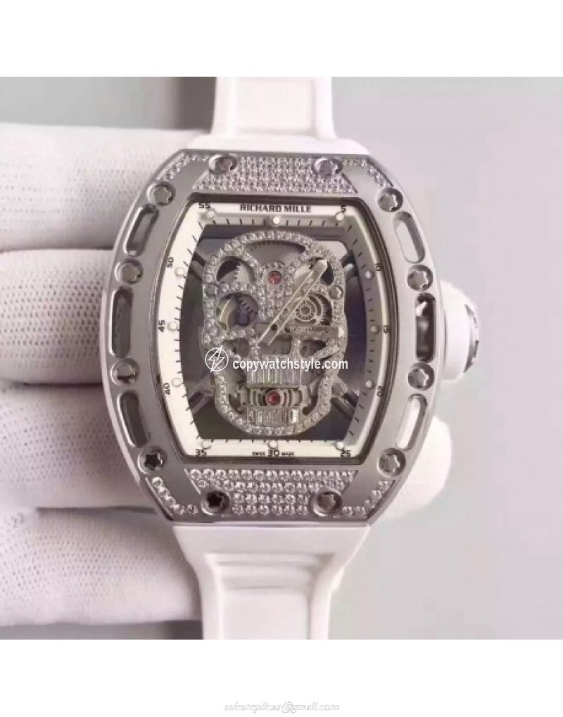 Richard Mille RM052 SF Titanium & Diamond Diamond Skull 