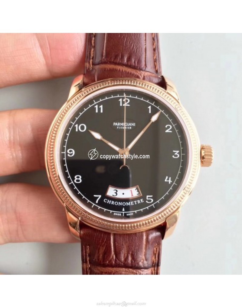 Parmigiani Fleurier Toric PFC423-1601400-HA1441 ER Rose Gold Black Parmigiani Fleurier Toric PFC423-1601400-HA1441 ER Rose Gold Black