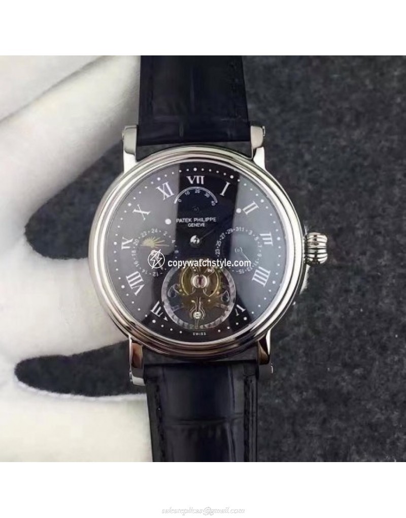 Patek Philippe Grand Complication Tourbillon Stainless Steel Black Patek Philippe Grand Complication Tourbillon Stainless Steel Black