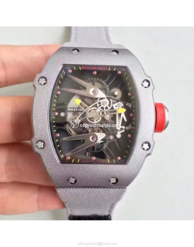 Richard Mille RM27-02 Stainless Steel Black & Skeleton Richard Mille RM27-02 Stainless Steel Black & Skeleton
