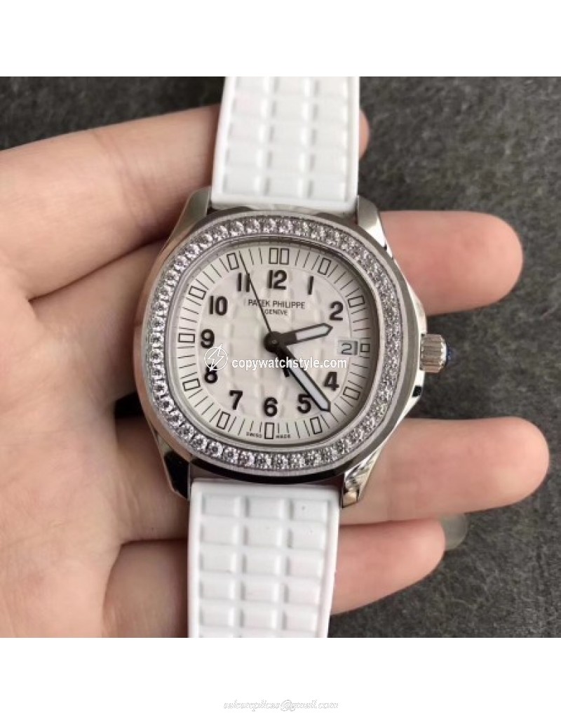 Patek Philippe Aquanaut Luce Ladies 5067A-024 Noob Stainless Steel & Diamonds White Patek Philippe Aquanaut Luce Ladies 5067A-024 Noob Stainless Steel & Diamonds White