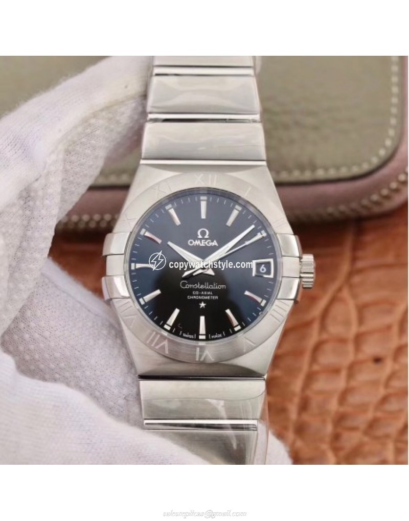 Omega Constellation 123.10.38.21.01.001 38MM VS Stainless Steel Black Omega Constellation 123.10.38.21.01.001 38MM VS Stainless Steel Black