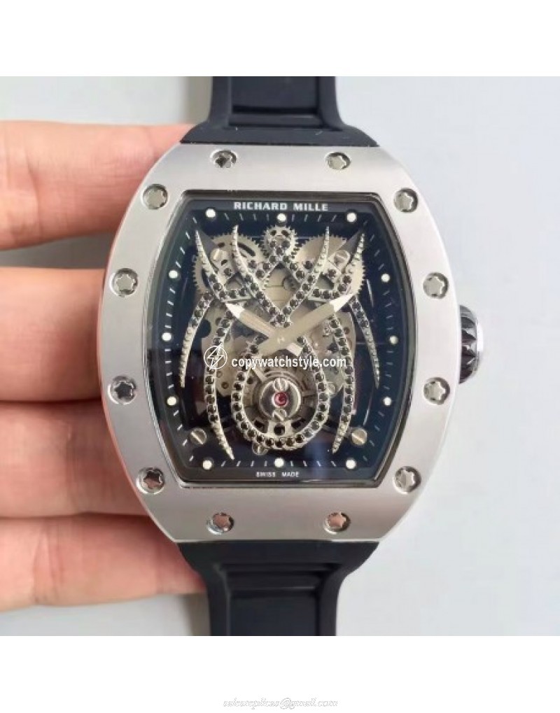 Richard Mille 19-01 SF PVD / Stainless Steel Diamond Spyder Richard Mille 19-01 SF PVD / Stainless Steel Diamond Spyder
