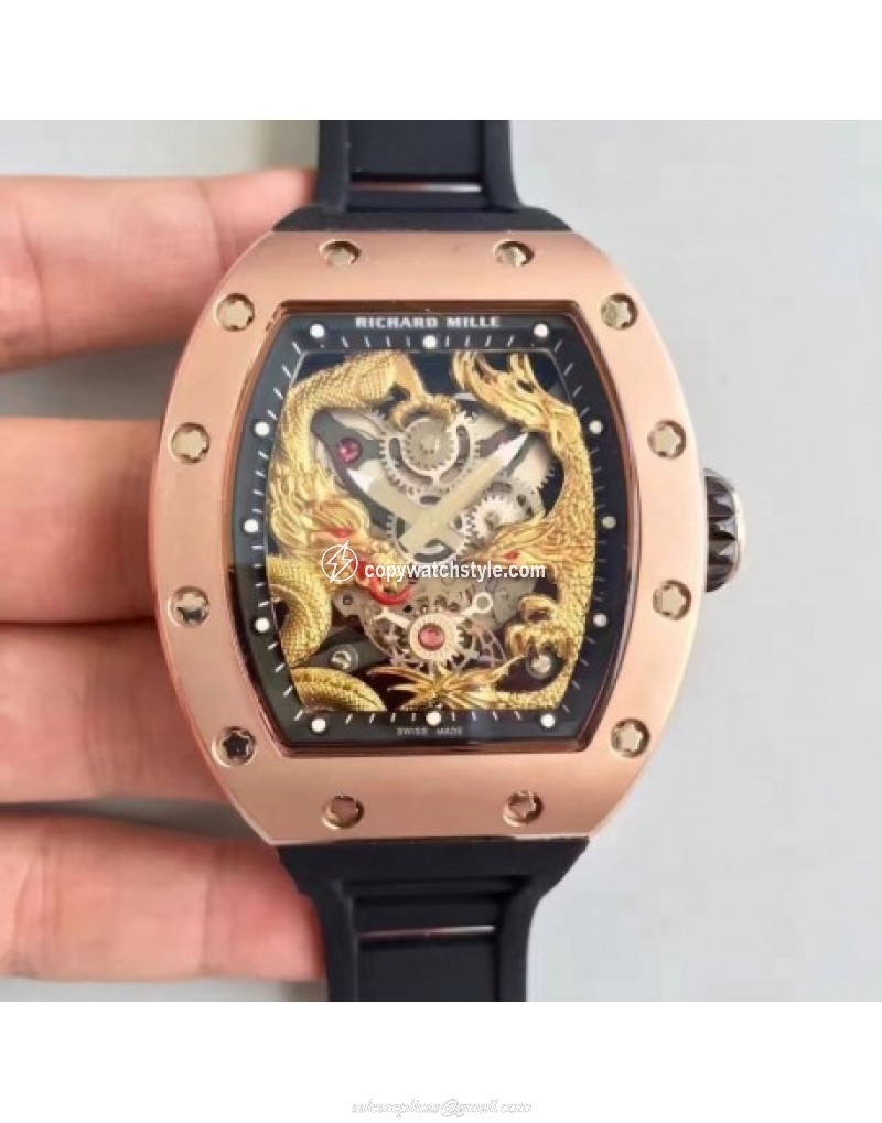 Richard Mille RM57-01 Jackie Chan Rose Gold Yellow Gold Richard Mille RM57-01 Jackie Chan Rose Gold Yellow Gold