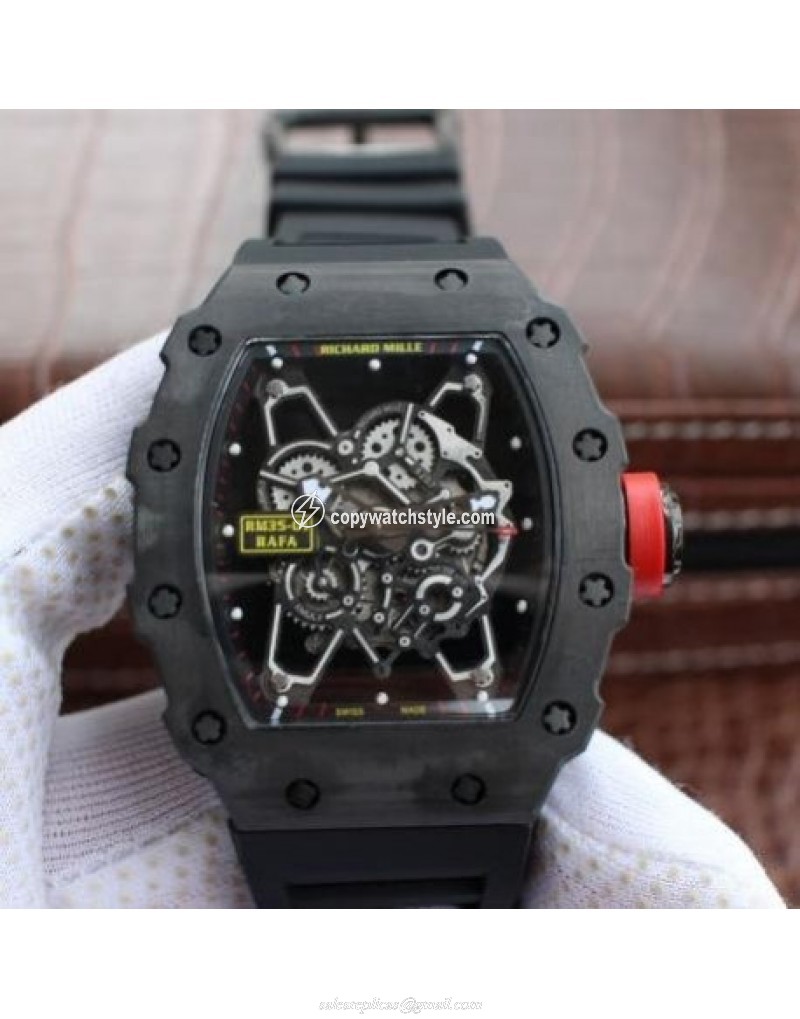 Richard Mille RM035-01 Rafa Forged Carbon Black Richard Mille RM035-01 Rafa Forged Carbon Black