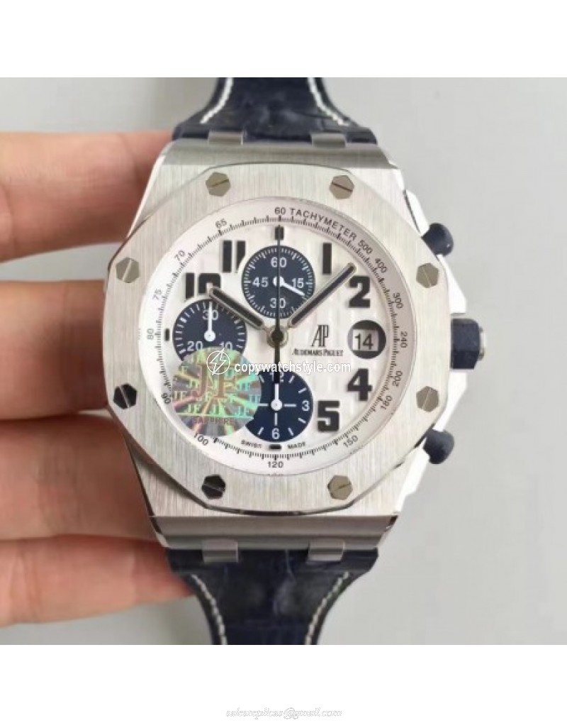 Audemars Piguet Royal Oak Offshore Navy 26170ST.OO.D305CR.01 JF V2 Stainless Steel White Audemars Piguet Royal Oak Offshore Navy 26170ST.OO.D305CR.01 JF V2 Stainless Steel White