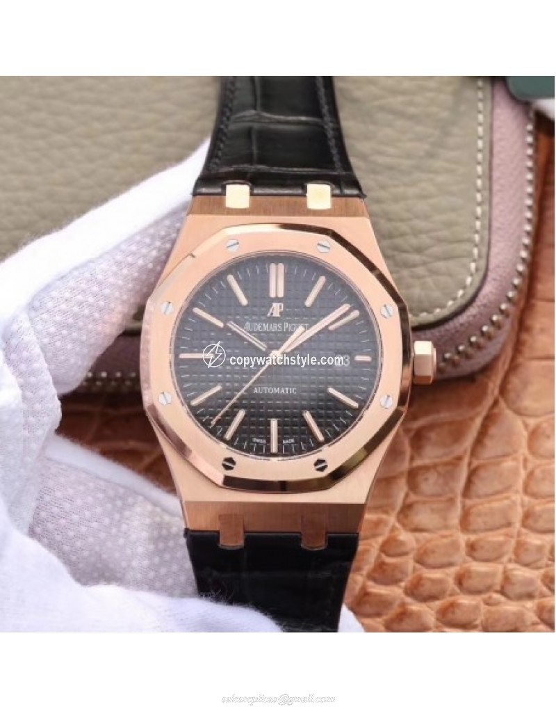 Audemars Piguet Royal Oak 15400 OM Rose Gold Black Audemars Piguet Royal Oak 15400 OM Rose Gold Black