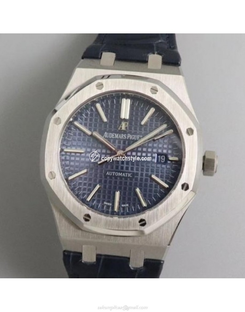 Audemars Piguet Royal Oak 15400 OM Stainless Steel Blue 
