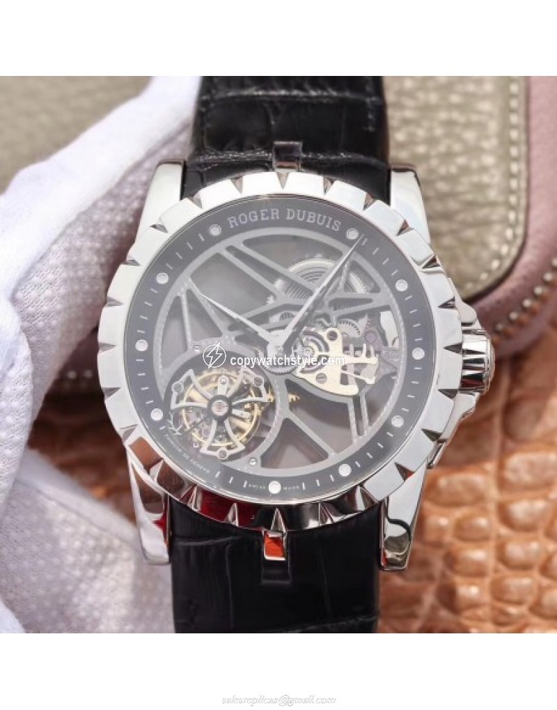 Roger Dubuis Excalibur Skeleton Flying Tourbillon RDDBEX0393 JB Stainless Steel Skeleton Roger Dubuis Excalibur Skeleton Flying Tourbillon RDDBEX0393 JB Stainless Steel Skeleton