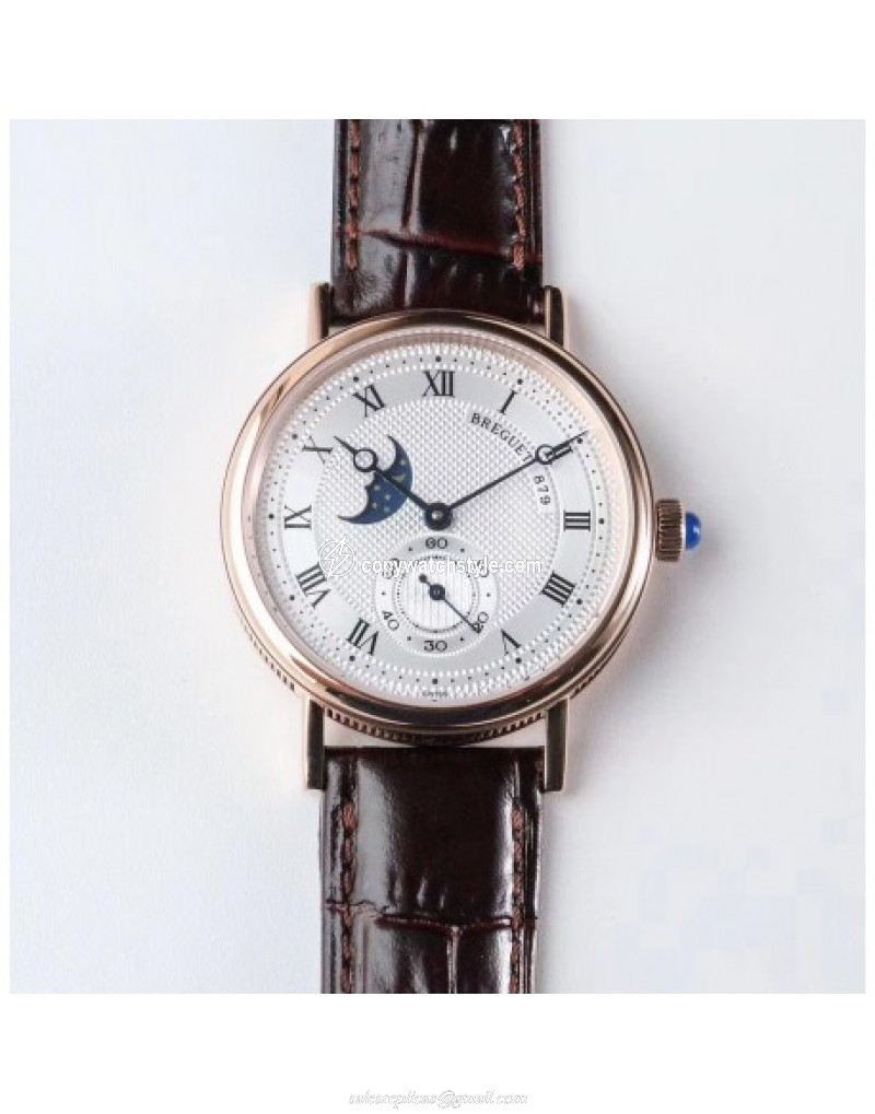 Breguet Classique Moonphase 4396 GXG Rose Gold Silver Breguet Classique Moonphase 4396 GXG Rose Gold Silver