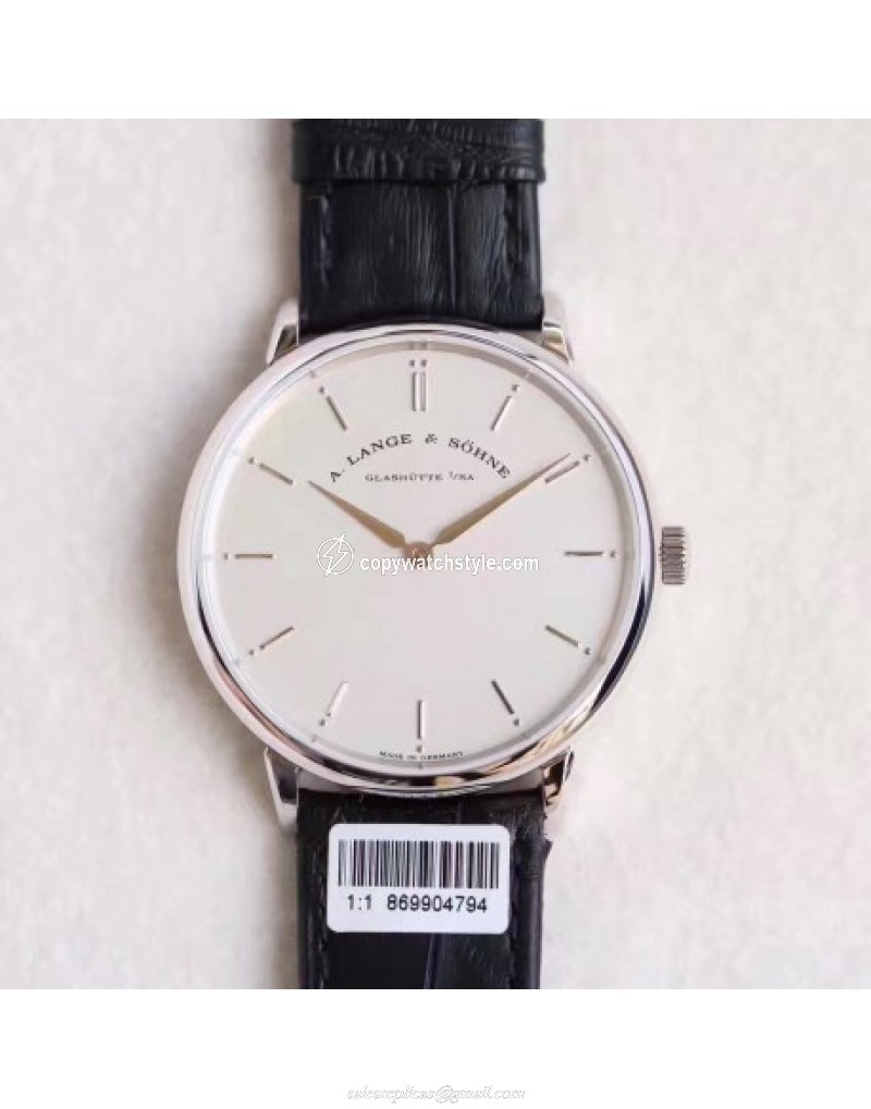 A. Lange & Sohne Saxonia Thin 211.026 V6 Stainless Steel White A. Lange & Sohne Saxonia Thin 211.026 V6 Stainless Steel White