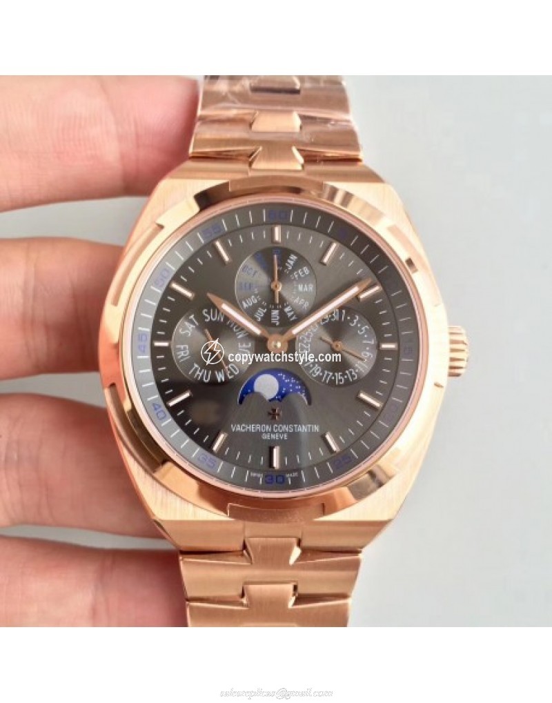 Vacheron Constantin Overseas Ultra Thin Perpetual Calendar 4300V/120G-B102 BF Rose Gold Anthracite Vacheron Constantin Overseas Ultra Thin Perpetual Calendar 4300V/120G-B102 BF Rose Gold Anthracite