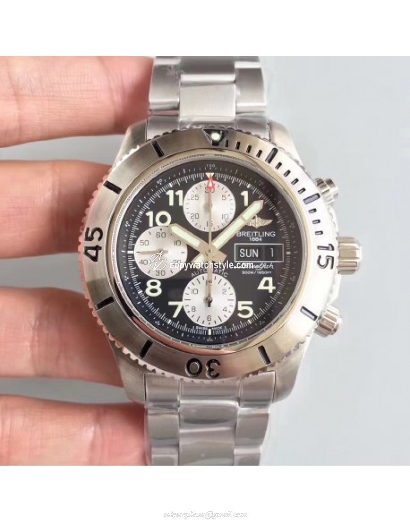 Breitling Superocean Chronograph Steelfish A13341C3/BD19/162A GF Stainless Steel Black Breitling Superocean Chronograph Steelfish A13341C3/BD19/162A GF Stainless Steel Black