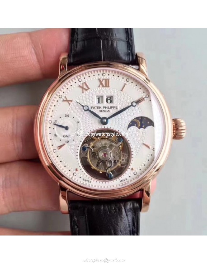 Patek Philippe Grand Complication Tourbillon Noob Rose Gold White Patek Philippe Grand Complication Tourbillon Noob Rose Gold White