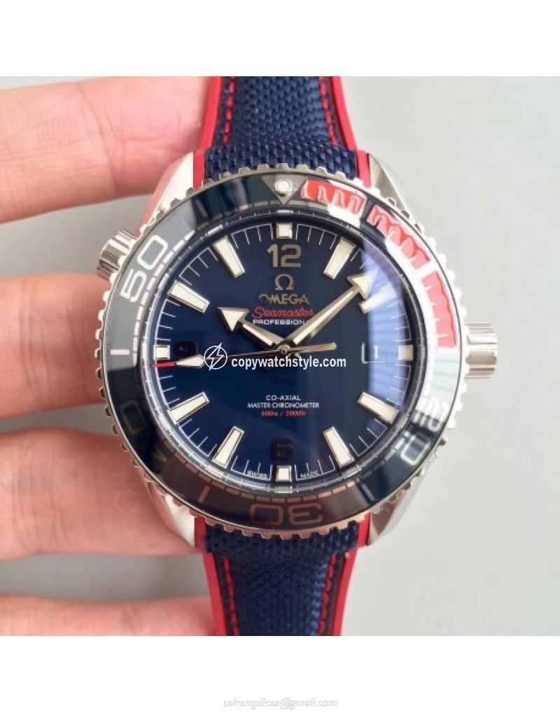 Omega Seamaster Planet Ocean 600M Pyeongchang 2018 522.32.44.21.03.001 OM Stainless Steel Blue 