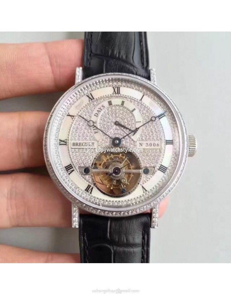 Breguet Classique Complication 5317PT/12/9V6 BG Stainless Steel & Diamonds Diamond Breguet Classique Complication 5317PT/12/9V6 BG Stainless Steel & Diamonds Diamond