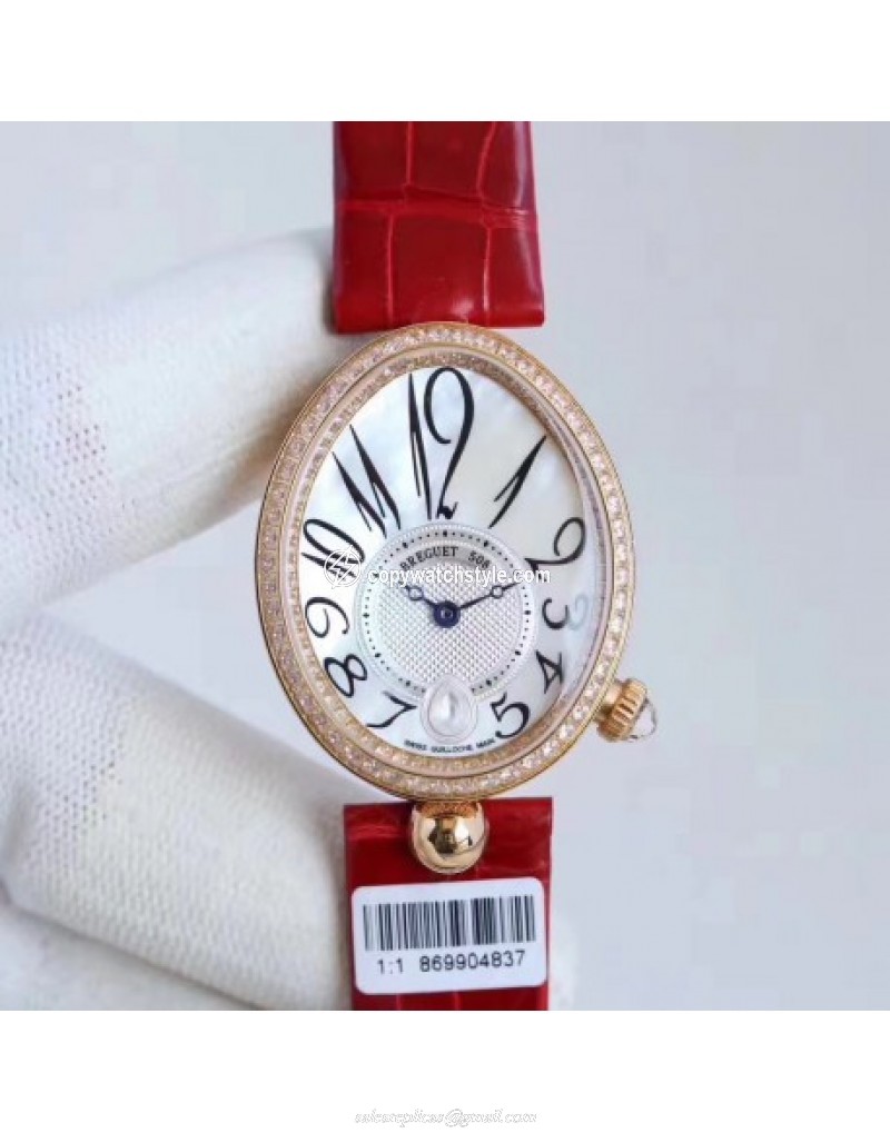 Breguet Reine de Naples 8918BR/58/964/D00D ZF Rose Gold & Diamonds Mother Of Pearl Breguet Reine de Naples 8918BR/58/964/D00D ZF Rose Gold & Diamonds Mother Of Pearl