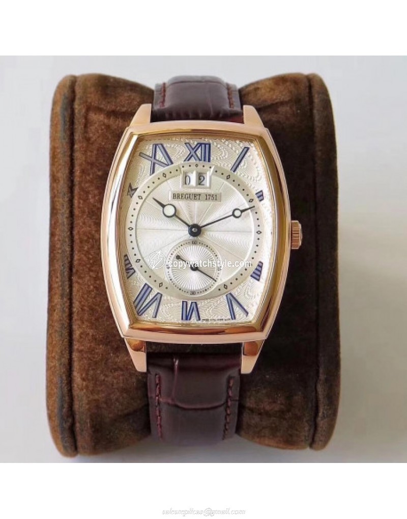 Breguet Heritage Big Date 5410BR/12/9VV HG Rose Gold Silver Breguet Heritage Big Date 5410BR/12/9VV HG Rose Gold Silver