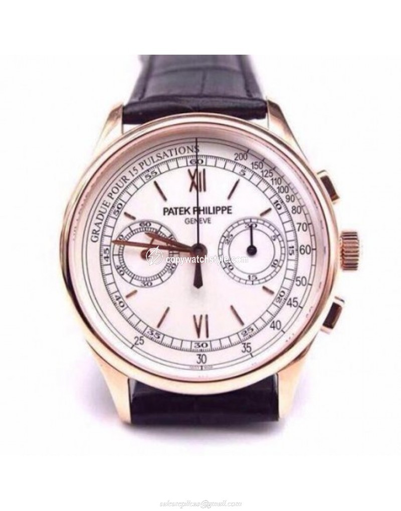 Patek Philippe 5170R Chronograph Rose Gold White 