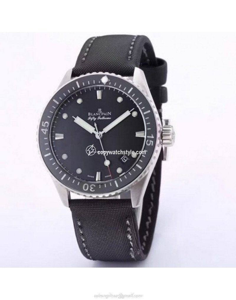 Blancpain Fifty Fathoms Bathyscaphe 5000-1230-B52A Stainless Steel Shiny Black Blancpain Fifty Fathoms Bathyscaphe 5000-1230-B52A Stainless Steel Shiny Black
