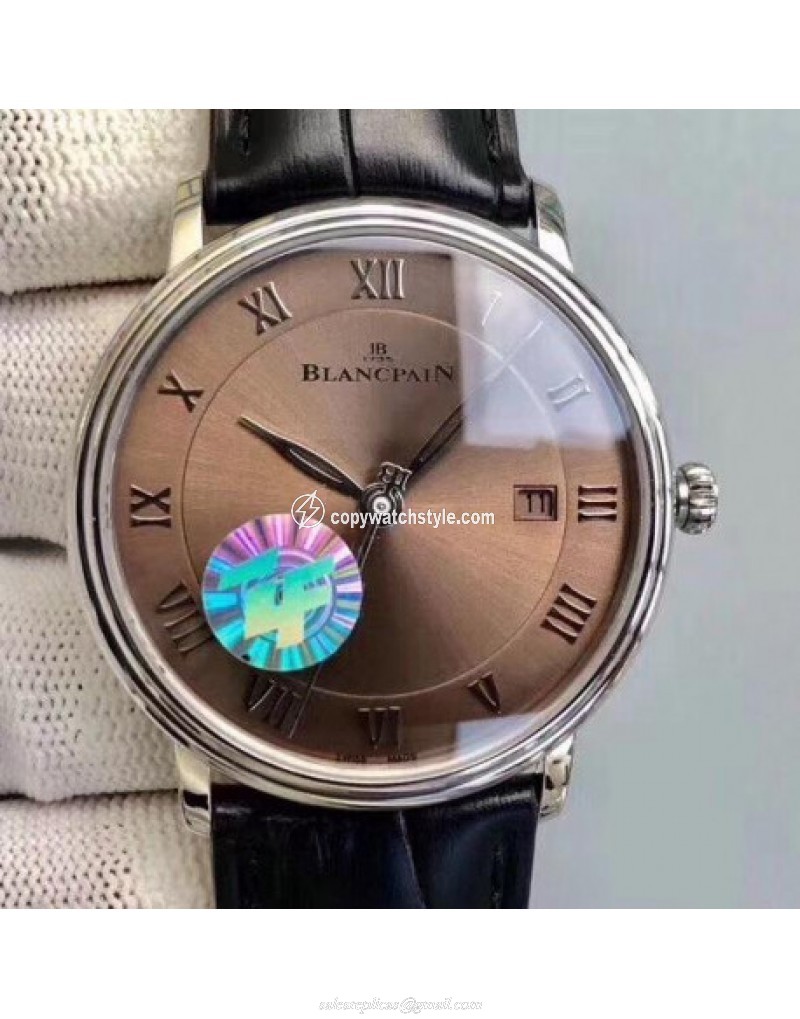 Blancpain Villeret Ultraplate 6651 ZF Stainless Steel Brown Blancpain Villeret Ultraplate 6651 ZF Stainless Steel Brown