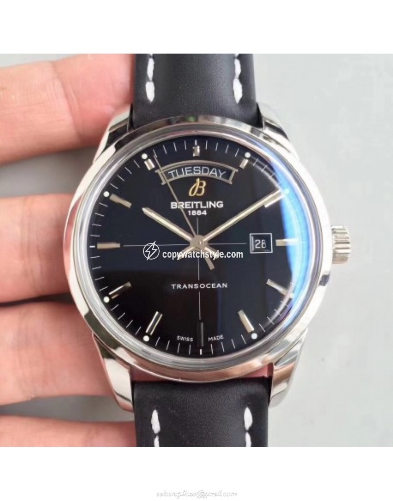 Breitling Transocean Day & Date A4531012/BB69/35X V7 Stainless Steel Black Breitling Transocean Day & Date A4531012/BB69/35X V7 Stainless Steel Black