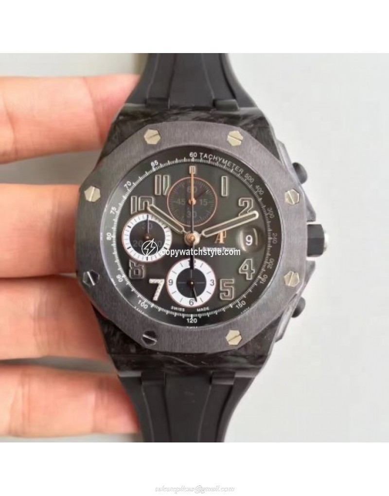 Audemars Piguet Royal Oak Offshore Ginza 7 26205AU.OO.D002CR.01 JF V2 Forged Carbon Black Audemars Piguet Royal Oak Offshore Ginza 7 26205AU.OO.D002CR.01 JF V2 Forged Carbon Black