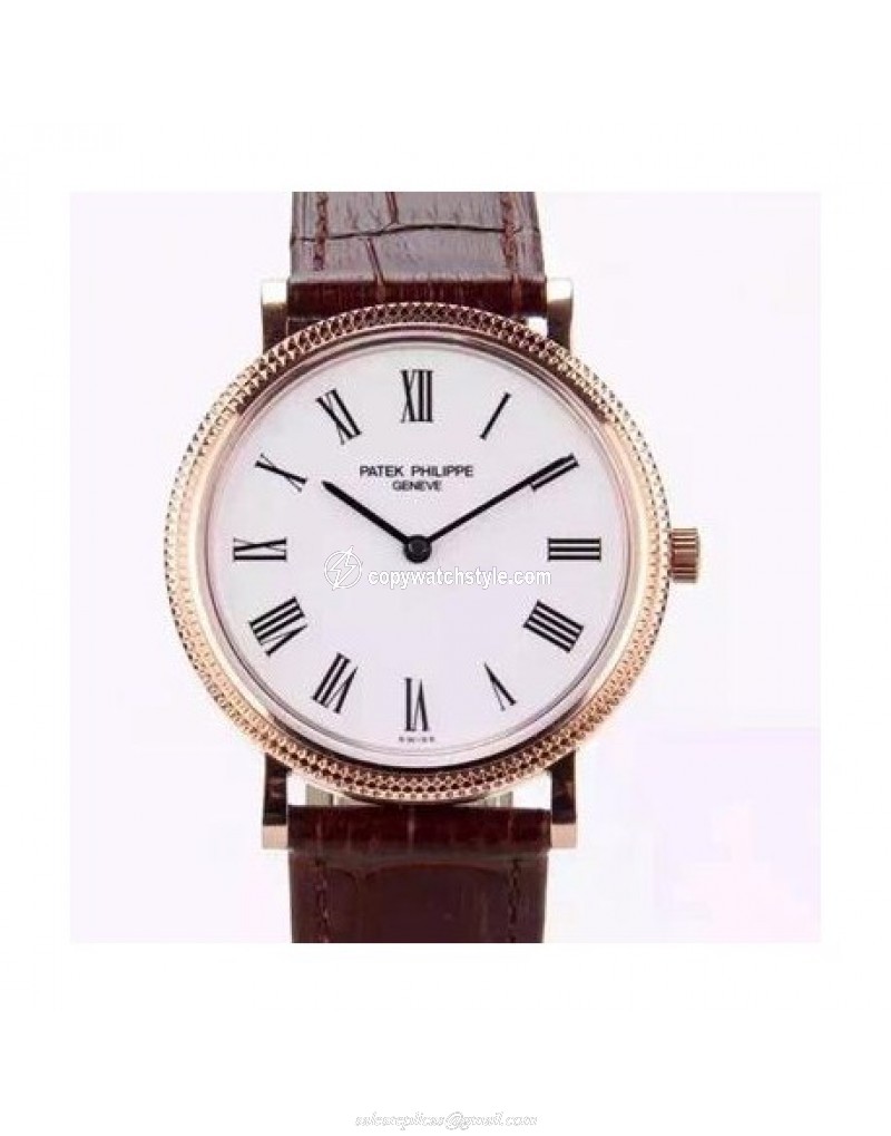 Patek Philippe Calatrava 5120R Rose Gold White Patek Philippe Calatrava 5120R Rose Gold White