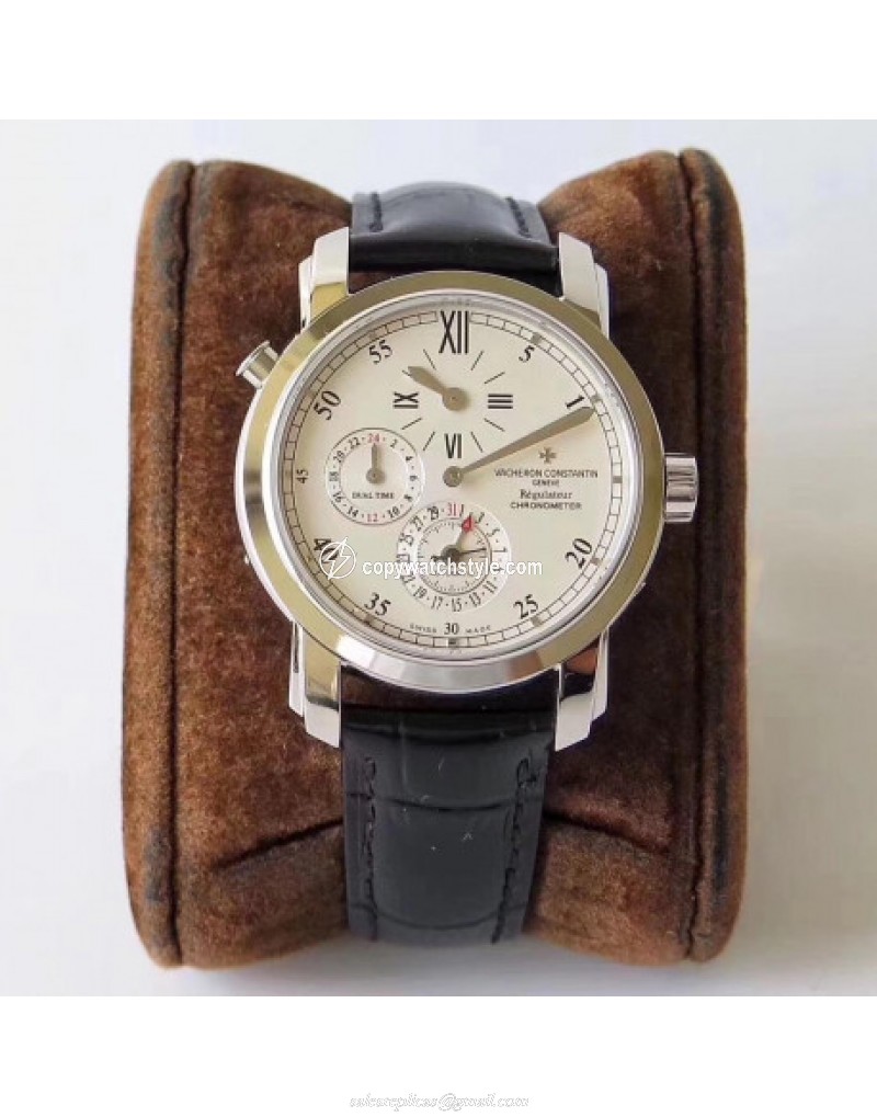 Vacheron Constantin Malte Regulateur Dual Time 42005/000G K11 Stainless Steel White Vacheron Constantin Malte Regulateur Dual Time 42005/000G K11 Stainless Steel White