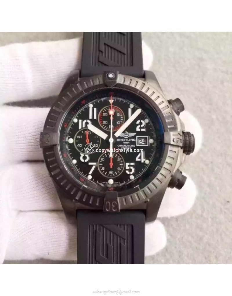 Breitling Super Avenger Limited Edition M13370 Noob PVD Black Breitling Super Avenger Limited Edition M13370 Noob PVD Black