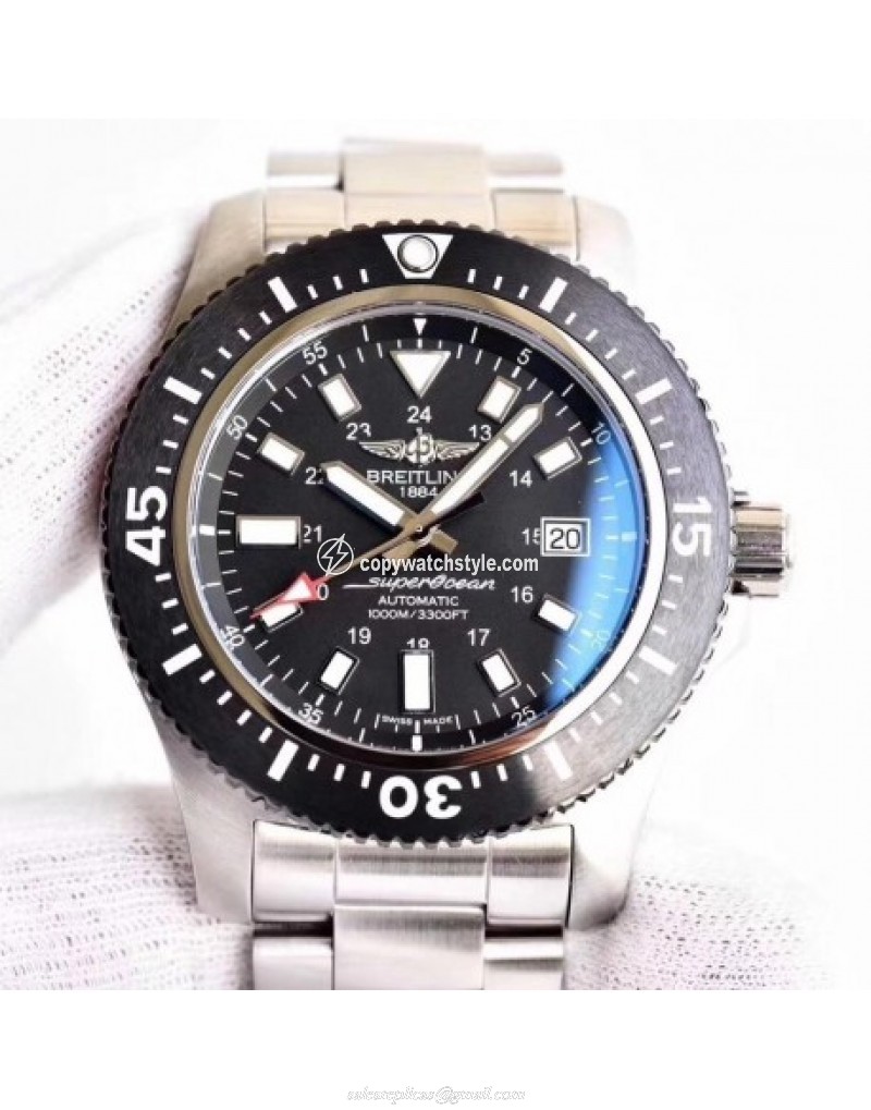 Breitling Superocean 44 Special Mariner Y1739310/BF45/162A GF Stainless Steel Black 