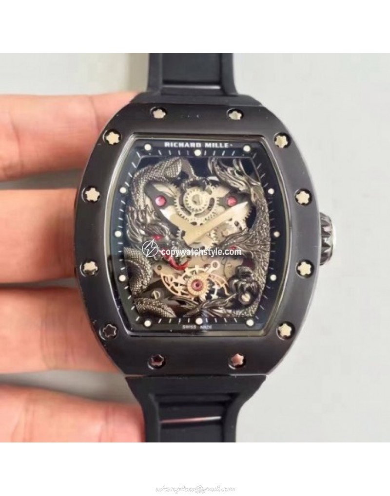 Richard Mille RM57-01 Jackie Chan PVD Black Richard Mille RM57-01 Jackie Chan PVD Black