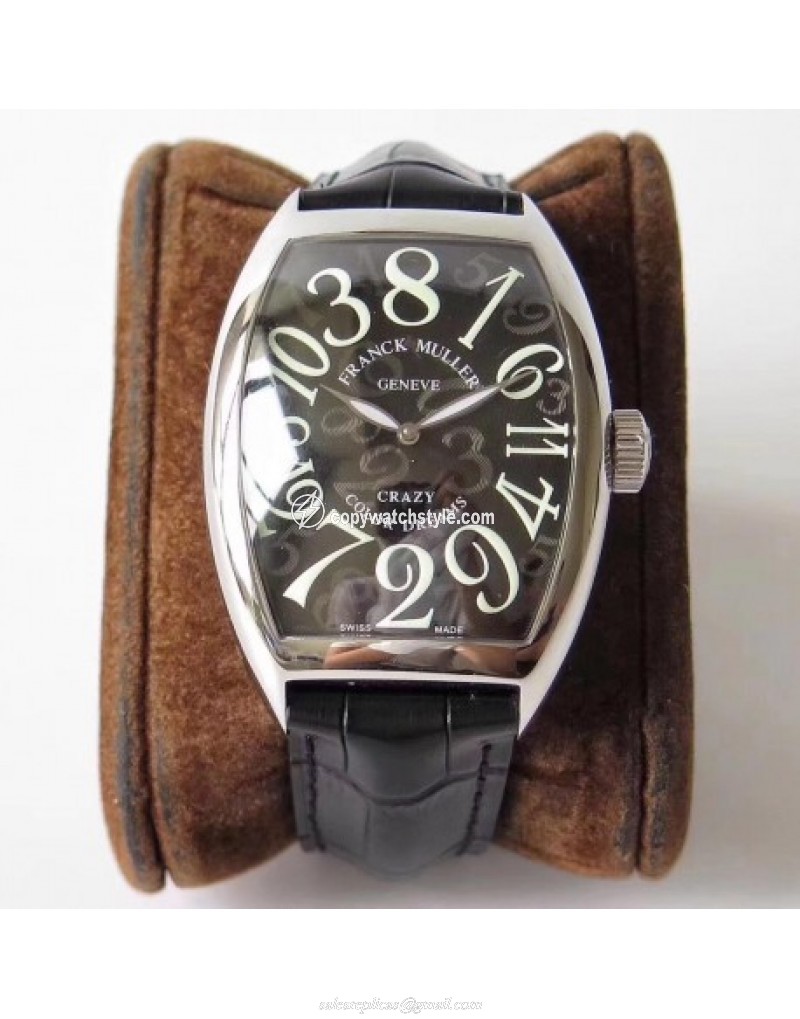 Franck Muller Crazy Hours FM 8880 AB Stainless Steel Black Franck Muller Crazy Hours FM 8880 AB Stainless Steel Black