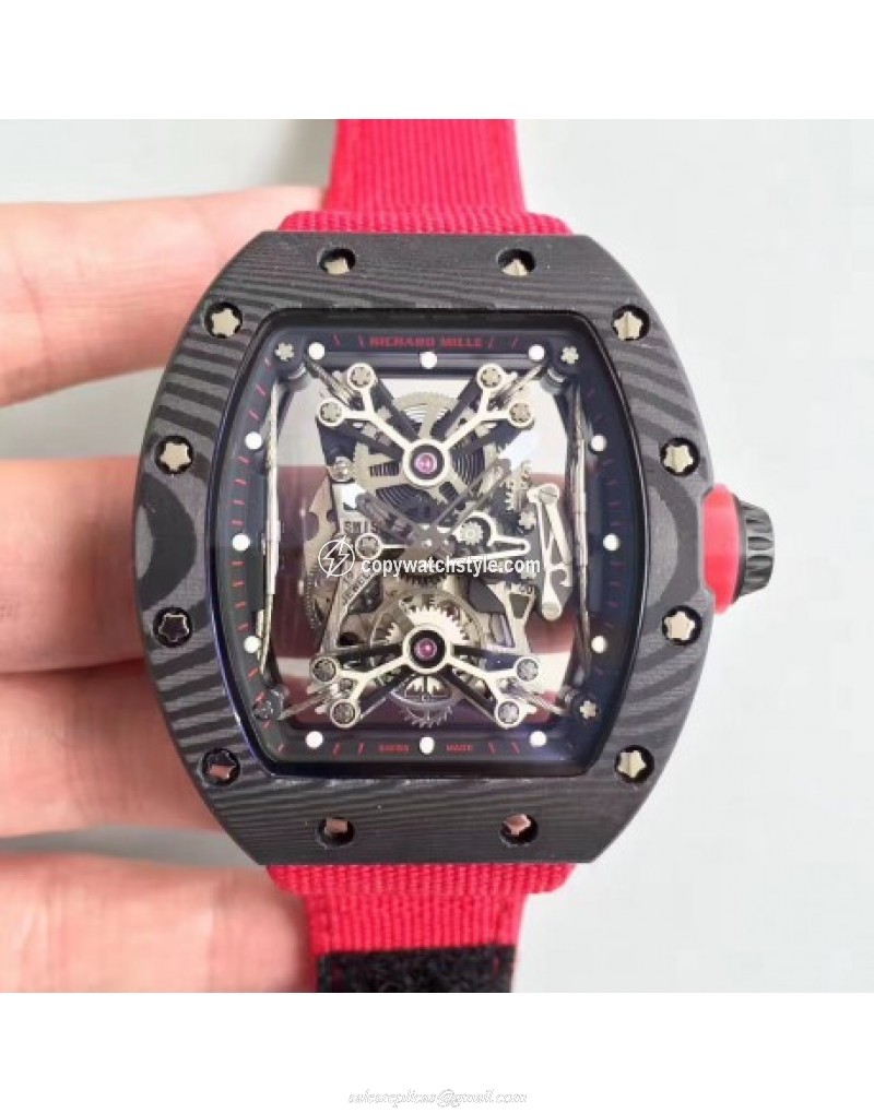 Richard Mille RM50-27-01 NTPT KV Black Forged Carbon Black & Skeleton Richard Mille RM50-27-01 NTPT KV Black Forged Carbon Black & Skeleton