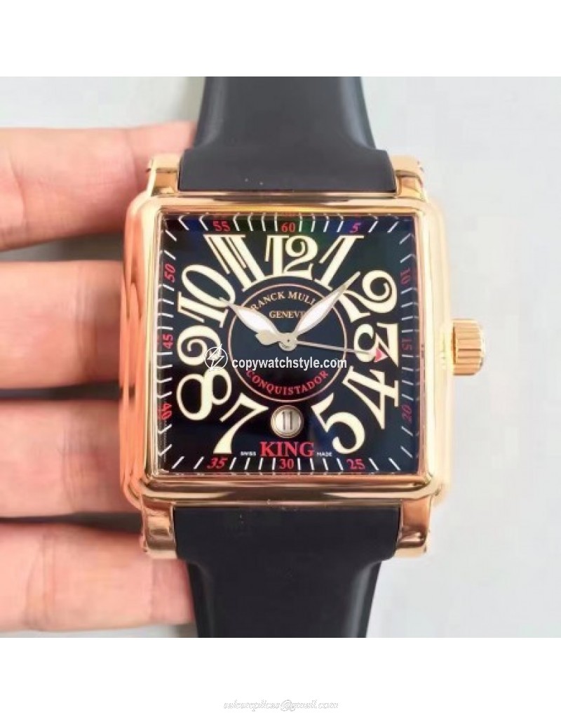 Franck Muller Conquistador Cortez King 10000KSC ZX Rose Gold Black Franck Muller Conquistador Cortez King 10000KSC ZX Rose Gold Black