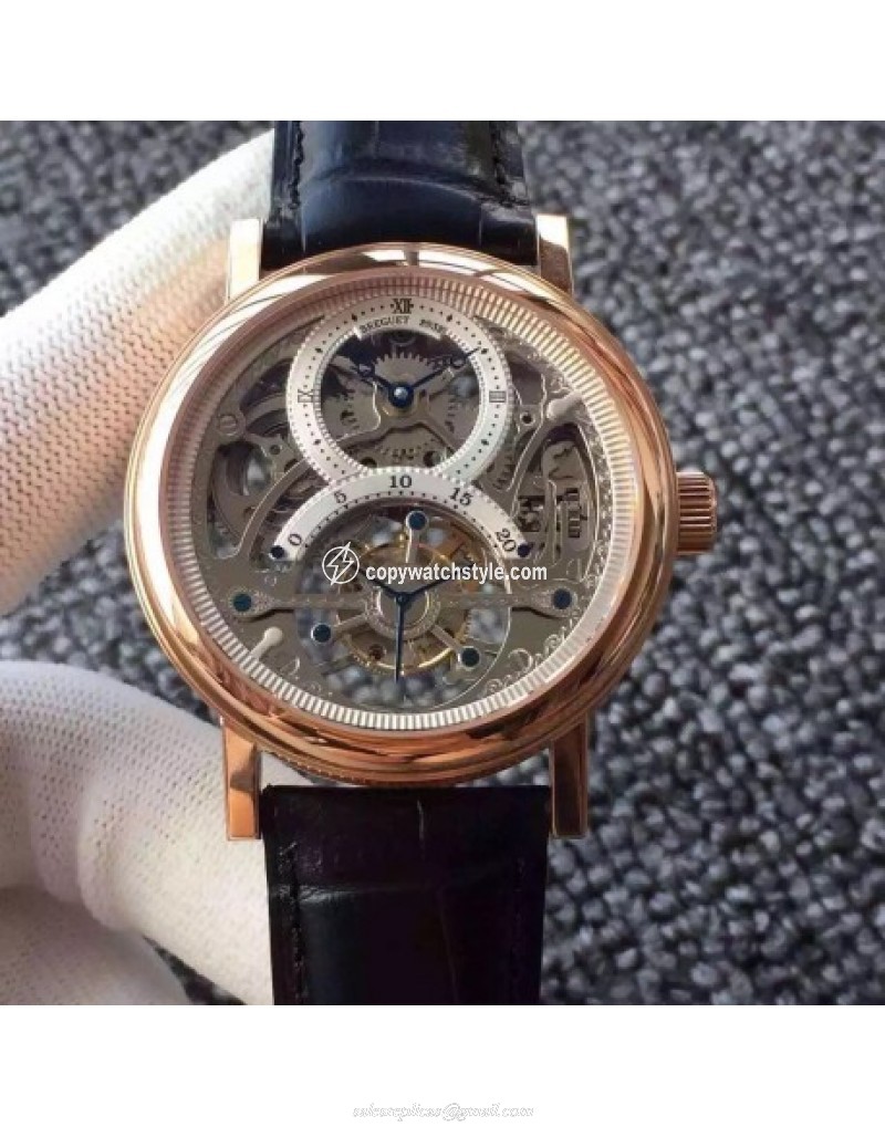 Breguet Grand Complication Tourbillon AX Rose Gold White Skeleton Breguet Grand Complication Tourbillon AX Rose Gold White Skeleton