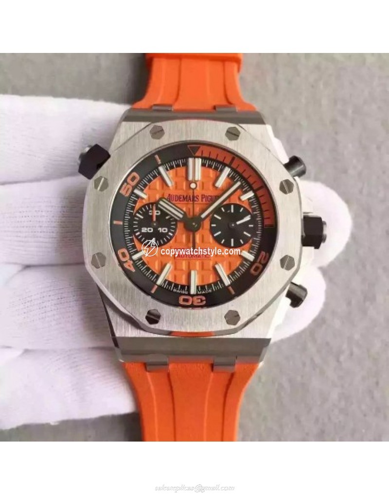 Audemars Piguet Royal Oak Offshore Diver Chronograph 26703ST.OO.A070CA.01 JF Stainless Steel Orange Audemars Piguet Royal Oak Offshore Diver Chronograph 26703ST.OO.A070CA.01 JF Stainless Steel Orange