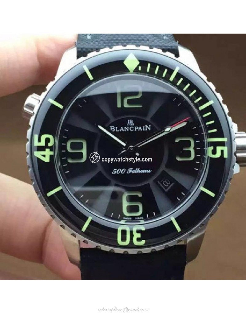 Blancpain 500 Fathoms Titanium Black 