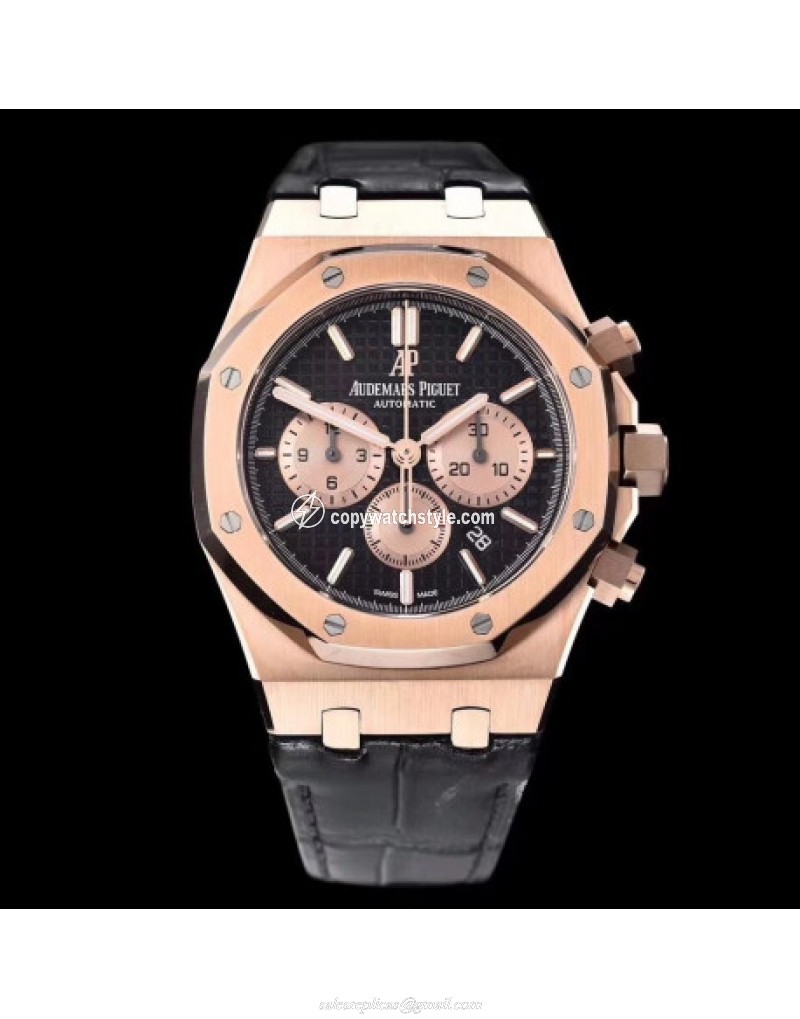 Audemars Piguet Royal Oak Chronograph 26331 OM Rose Gold Black Audemars Piguet Royal Oak Chronograph 26331 OM Rose Gold Black