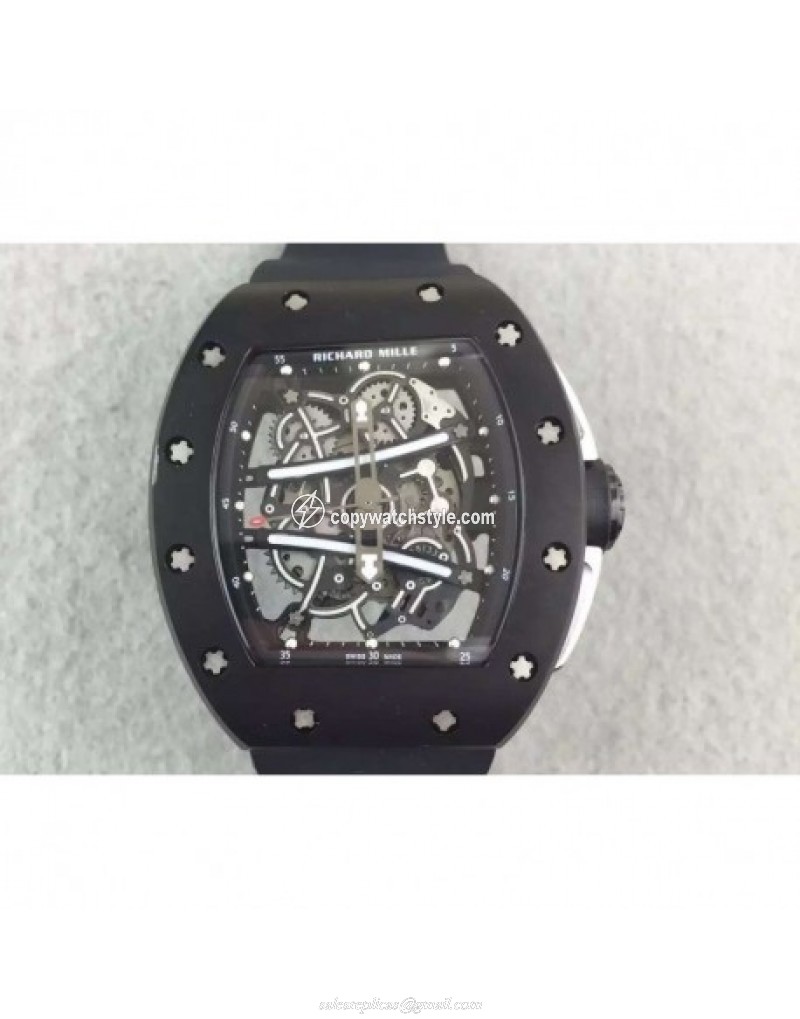 Richard Mille RM61 PVD Black Skeleton Richard Mille RM61 PVD Black Skeleton