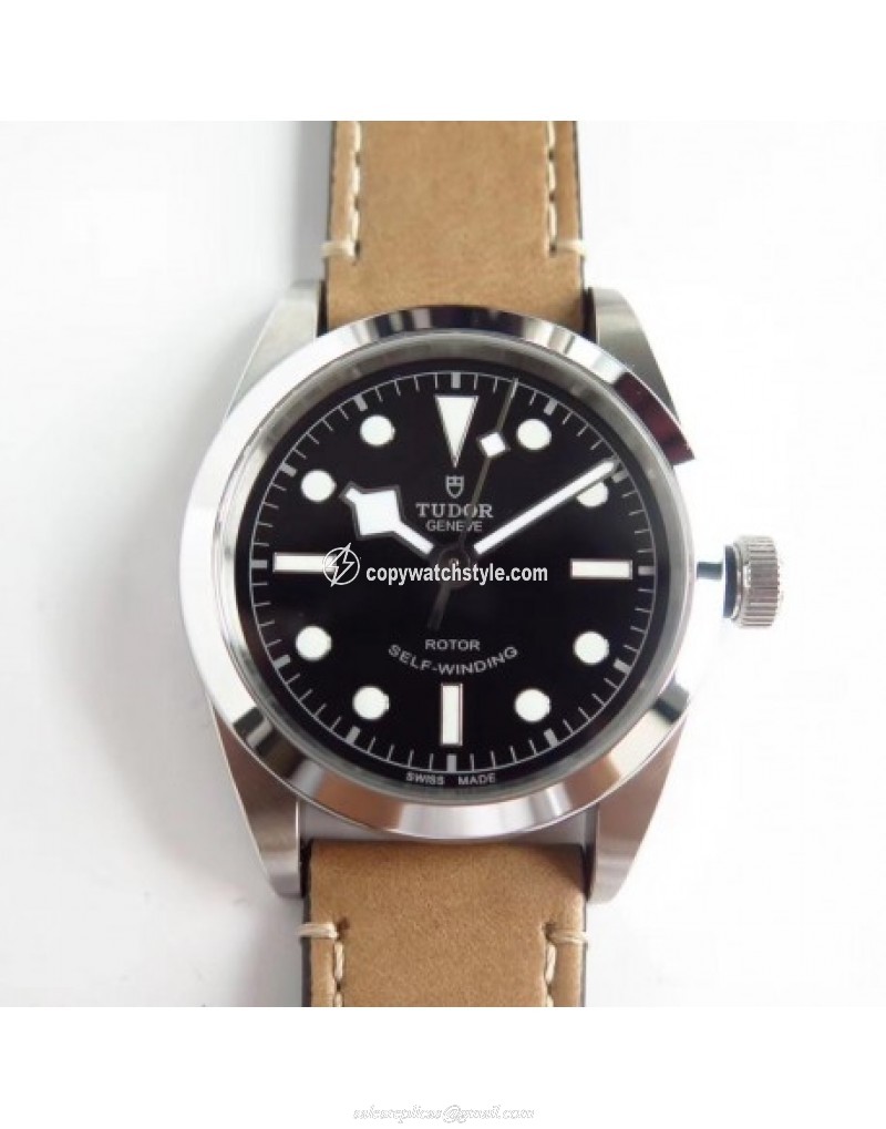 Tudor Heritage Black Bay 36MM 79500-0008 KRF Stainless Steel Black 