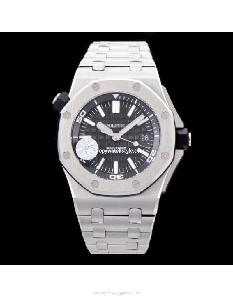 Audemars Piguet Royal Oak Offshore Diver 15703 JF V9.5 Stainless Steel Black Audemars Piguet Royal Oak Offshore Diver 15703 JF V9.5 Stainless Steel Black
