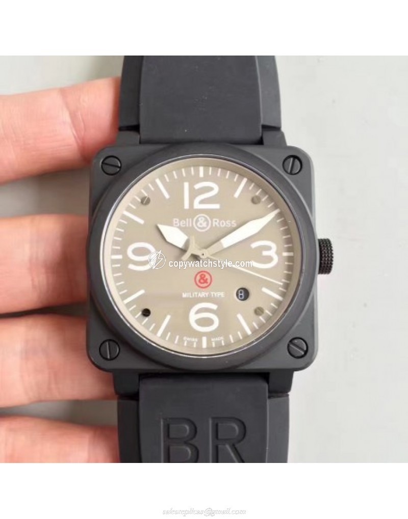 Bell & Ross Aviation Military Type BR 03-92 ZF PVD Beige Bell & Ross Aviation Military Type BR 03-92 ZF PVD Beige